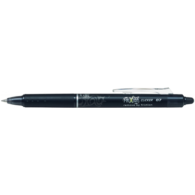 Pilot FriXion Clicker Erasable Gel Pens - Black Ink - Shop Pens at H-E-B