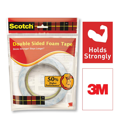 3m Scotch Double Side Foam Tape 18mm 3m Length Double Side Tapes Scotch Swas Stationery