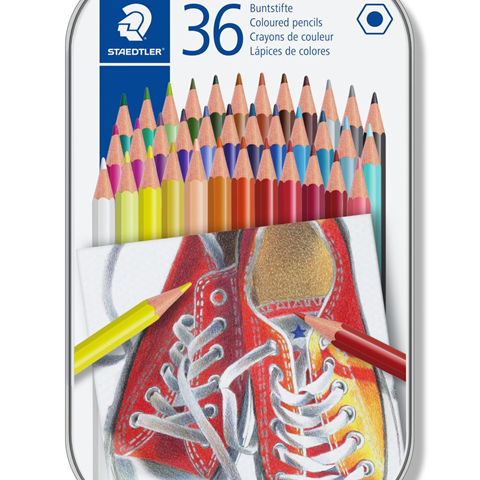 Staedtler 100J-6B Mars Lumograph Jumbo 6B Pencils - Box of 6