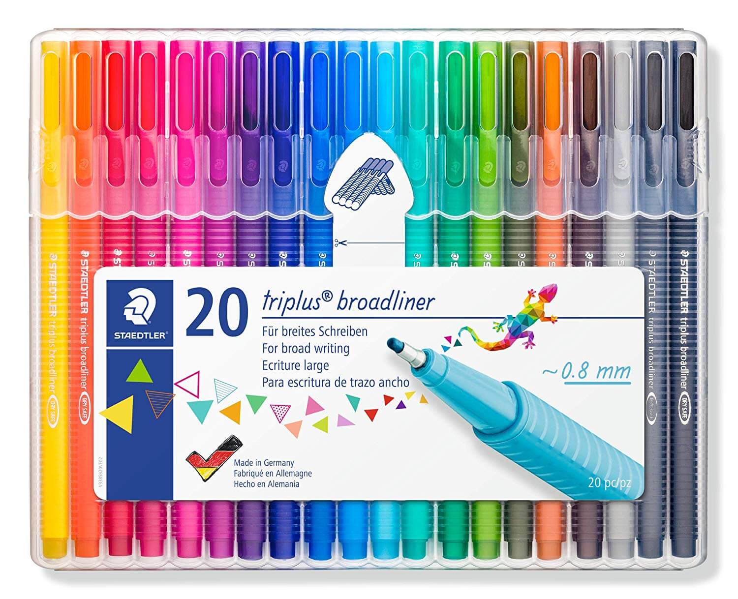 Staedtler Triplus Boradliner Pen 20 color Set - Fineliners - Staedtler ...